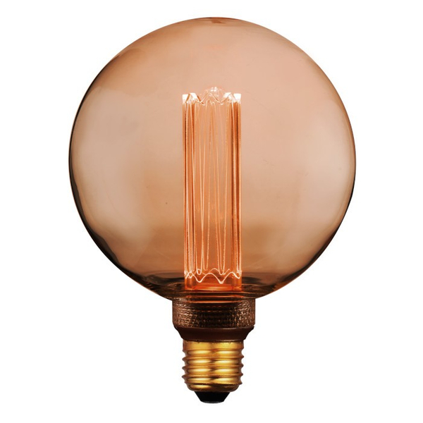 Kula żarówka klimatyczna DecoVintage 317735 Polux G125 LED E27 bańka 4W 200lm 230V biała ciepła