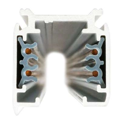 Szynoprzewód sufitowy 1m COMMERCIAL TRACK LIGHTS SYSTEM 8715 Nowodvorski 3-fazowa natynkowa listwa 230V biała