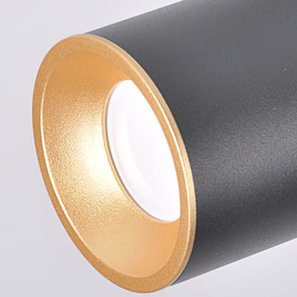 Metalowy spot salonowy ASTRA 314048 minimalistyczny plafon czarny