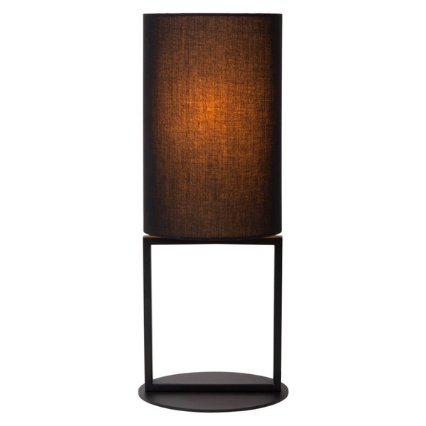 Stołowa lampa z abażurem Herman 30562/81/30 tuba czarny