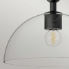 Loftowa lampa wisząca Jude ALM-JUDE-P-MB-CL szklana czarna