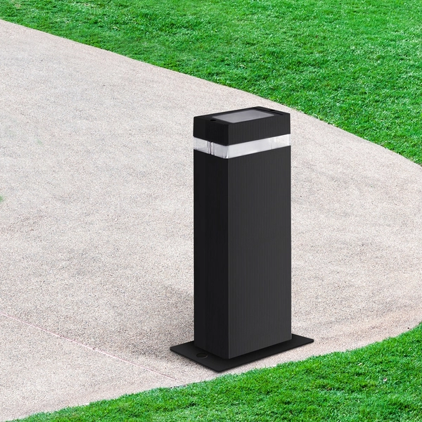 Stojąca lampa zewnętrzna tuba Gilbert 322371 Polux do ogrodu czarna