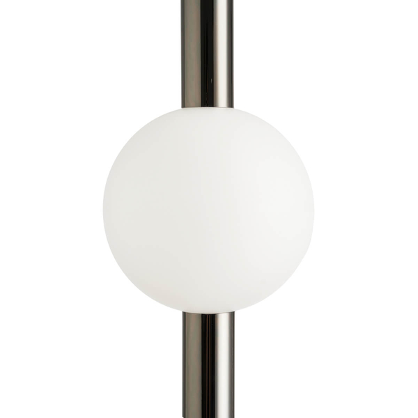 Metalowa lampa wisząca O-Line ST-1689S-BK LED 5W 3000K tuba kula czarna