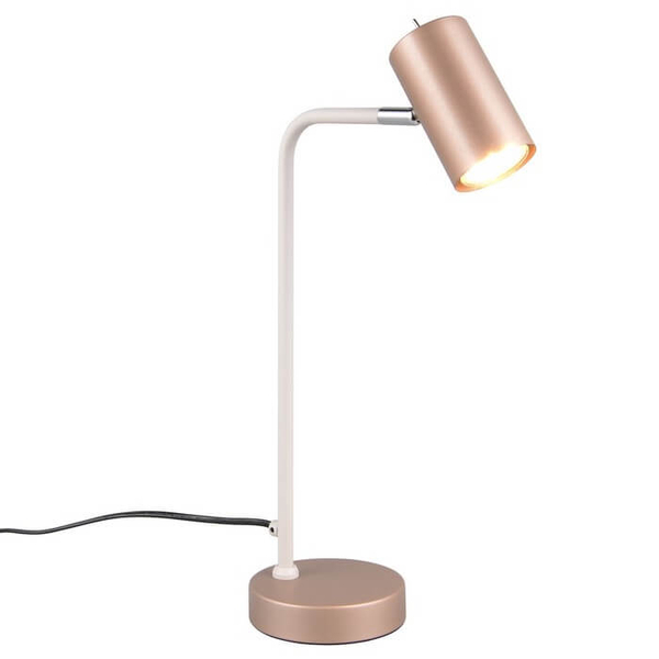 Stołowa lampka nocna VANTOS DL165512400 regulowana z wtyczką brązowa