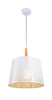 LAMPA wisząca LANTERN MOD029-PL-01-W Maytoni skandynawska OPRAWA szklany ZWIS owalny biały
