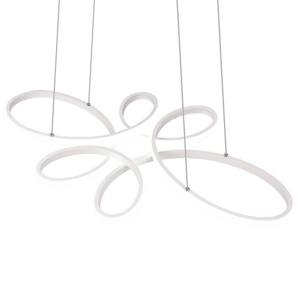 Nowoczesna lampa wisząca do salonu Fly 345619131 LED 32W 4000K biała