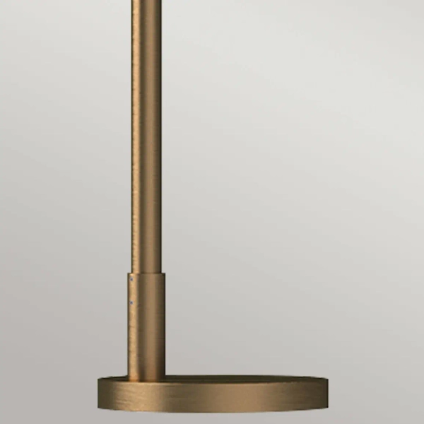 Salonowa stojąca lampa Remyck ALM-REMYCK-FL-GD z przełącznikiem złoty