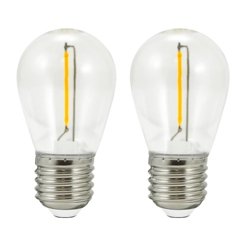 Zestaw 2 żarówek filament do girlandy Party LED 0,5W 2200K ciepła