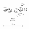 Łącznik wzdłużny przewodzący Lvm 10167 do szyny magnetycznej czarny