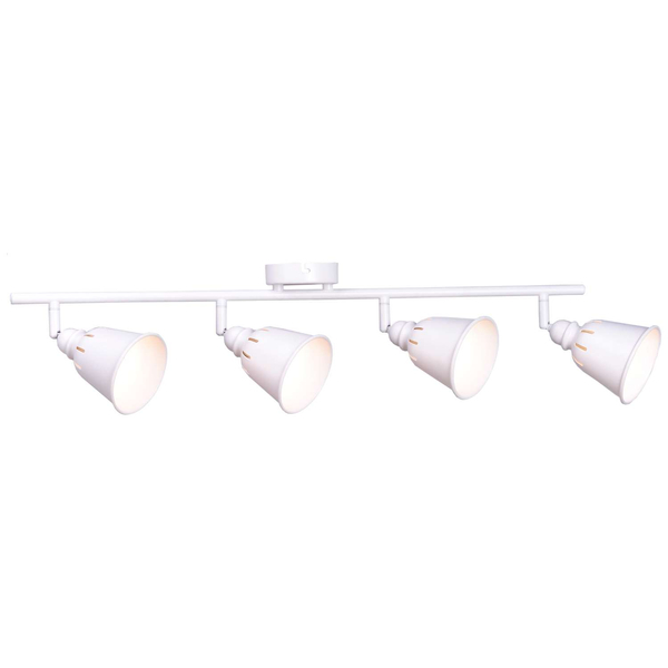 Plafon LAMPA sufitowa FIONA 4 311047 Polux industrialna OPRAWA metalowe reflektorki regulowane białe