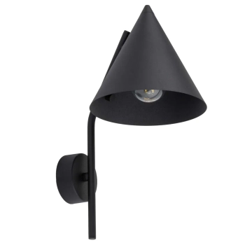 Ścienna lampa do czytania CONO 10041 stożkowa czarny