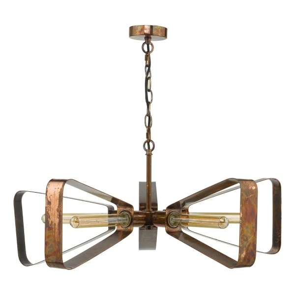 Industrialna lampa wisząca Yavanna YAV0564 strzemię olejowa miedź