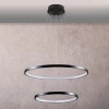Salonowa lampa wisząca LEA 329172 LED 40W 4000K ringi czarne