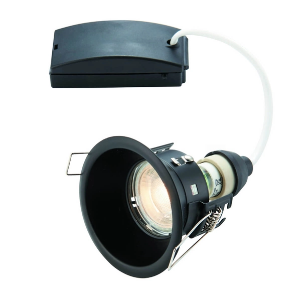 Oczko podtynkowe Speculo 80248 Saxby wpust IP65 czarny mat