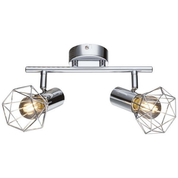 Plafon LAMPA sufitowa XARA 54802-2 Globo druciana OPRAWA ścienna KINKIET regulowany drut chrom