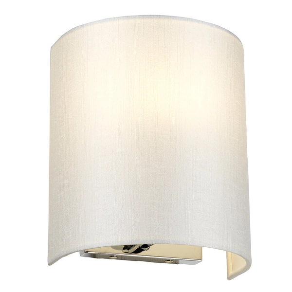 Kinkiet ścienny Cooper DL-COOPER-S-IV-PC materiałowy chrom biały