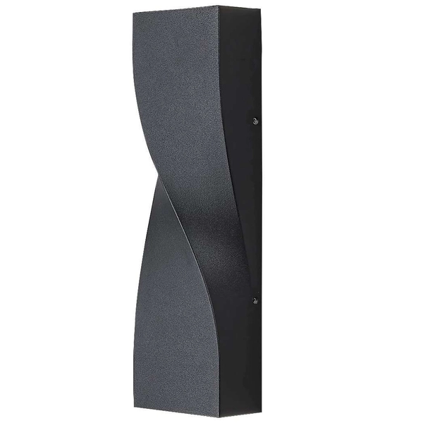 Ścienna LAMPA elewacyjna FOLLINA 8154 Rabalux ogrodowa OPRAWA metalowa LED 11W 4000K kinkiet outdoor IP65 czarny