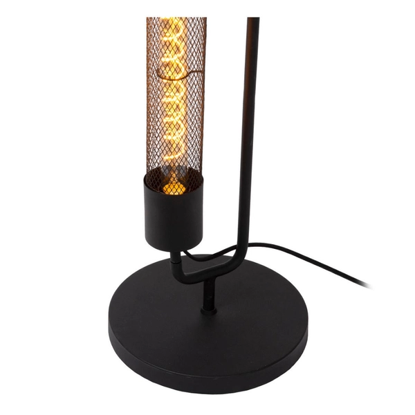 LAMPA podłogowa CALIXT 05733/02/30 Lucide metalowa OPRAWA stojąca czarna