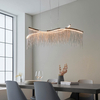 Wisząca lampa nad stół Orphelia 97219 Endon LED 31,2W 3000K wodospad chrom