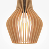 Zwieszająca lampa Roots MOD191PL-01W1 japandi ekologiczna czarna beżowa