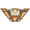 Szklany kinkiet Inglenook QZ-INGLENOOK-WU Quoizel tiffany multikolor