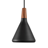 Metalowa lampa wisząca Nori 2120803003 do jadalni czarny brązowy