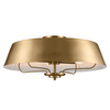 Owalna lampa wisząca Luella KL-LUELLA-4P-BNB Kichler metalowa mosiężna