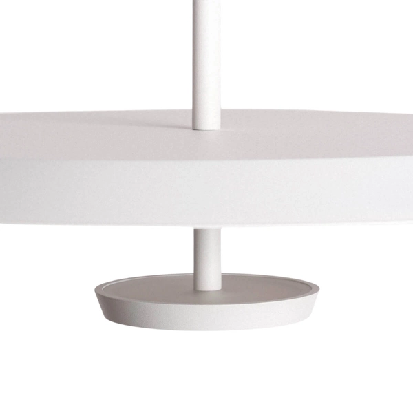 Wisząca okrągła lampa Rotonde ABR-LWO-RTO-10W-B LED 10W 3000K talerz biały