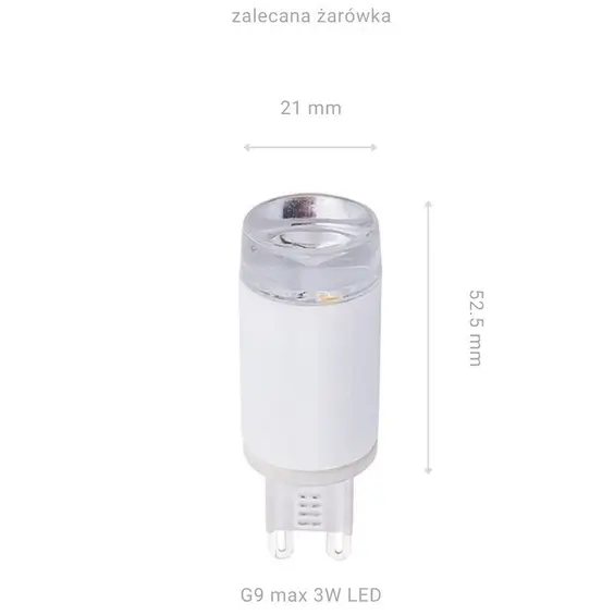 Regulowana lampa naścienna Hotel Mood 41364 z włącznikiem czarna brązowa