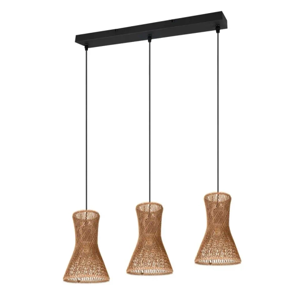 Jadalniana lampa wisząca BIJOU R31833026 boho brązowy czarny