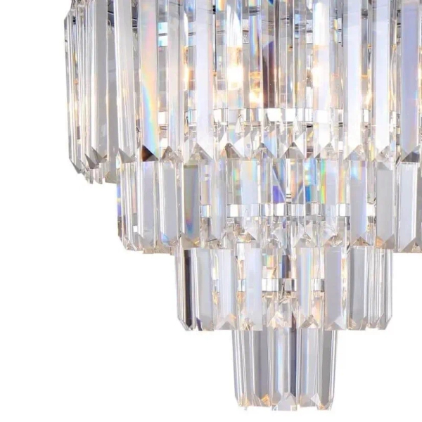 Natynkowa lampa chrom Amedeo FC17106/4+1-CHR plafon nad wyspę