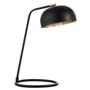 Regulowana lampka biurkowa Brair 106336 do czytania czarny mosiądz