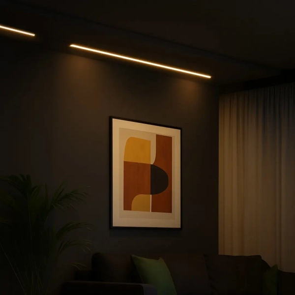 Szynowa lampa magnetyczna liniowa Tuya CCT ML2199 LED 30W CCT czarny