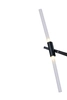 Lampa wisząca futurystyczna Sticks ST-1001-6 black Step do salonu czarna