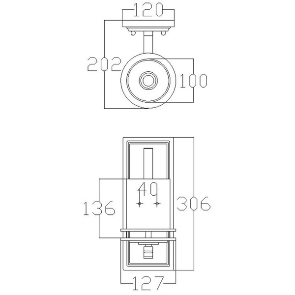 Ścienna lampa do łazienki Hendrik KL-HENDRIK1-BATH IP44 biała chrom