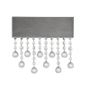 Kinkiet ścienny glamour OLEVIRA LE45150 LED 15W 3500K kryształy szare