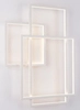 Modernistyczna ścienna lampa GEOMETRIC W0234 LED 45W 3000K metal biała