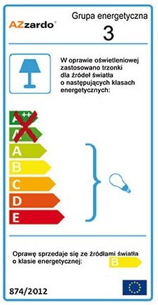 Łazienkowa lampa ścienna Michel AZ1303 Azzardo IP44 belka srebrna biała