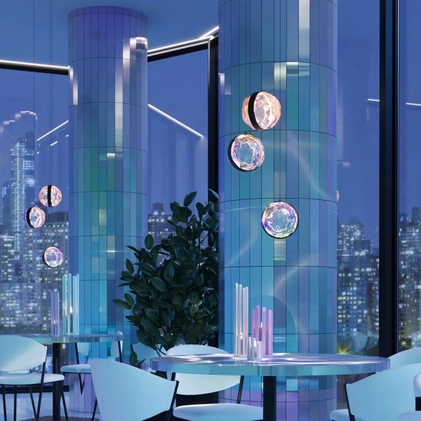 Okrągła wisząca lampa Misterio MOD379PL-L6B2.7K LED 6W 2700K czarna