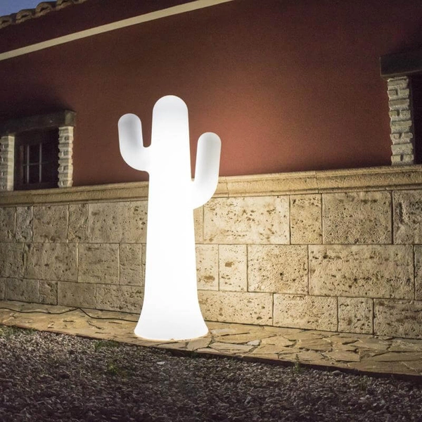 Podłogowa lampa ogrodowa Pancho LUMPC140OFNW 18W 6000K IP65 kaktus biała