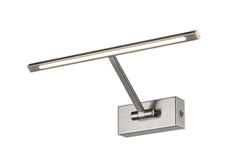 Lampa ścienna Monalista z regulacją LED 5,4 satyna nikiel