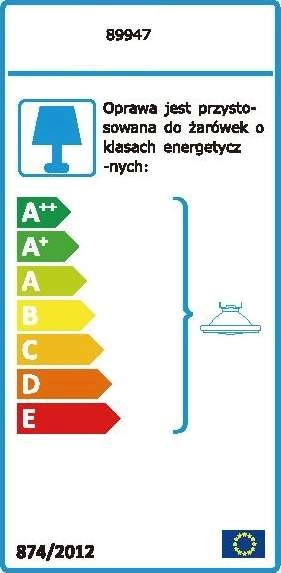 Lampa sufitowa z regulacją GO SL1 89962-G9 okrągły reflektor biały