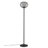 Kulista lampa podłogowa Alton 2010514047 szklana czarny przydymiony