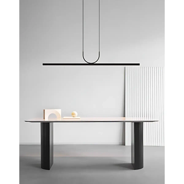 Liniowy żyrandol nad stół Persivald LWLN-PERSI LED 24W 3000K czarny