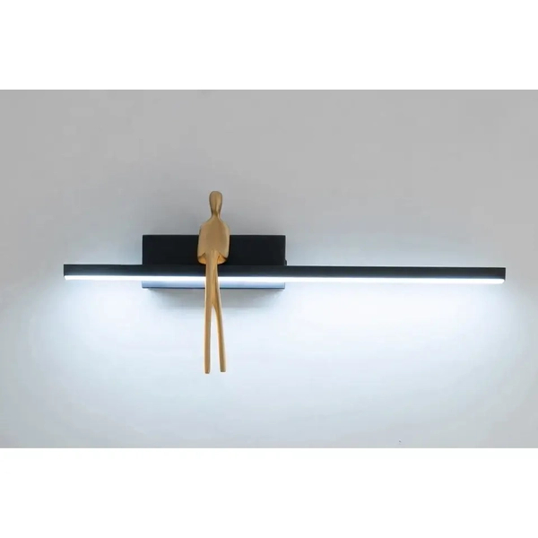 Ścienna lampa BOY MSE1501100459 LED 7W 3000-6000K postać czarna złota