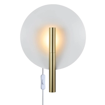 Kinkiet na ścianę Furiko 2320241035 DFTP do holu okrąg biały