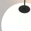 Wisząca lampa Luna P039PL-5W3K-20INS-B Maytoni LED 5W 3000K kula biała czarna