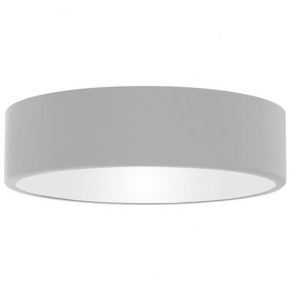 Okrągła lampa sufitowa 137623620934 szara z czujnikiem