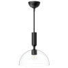 Loftowa lampa wisząca Jude ALM-JUDE-P-MB-CL szklana czarna