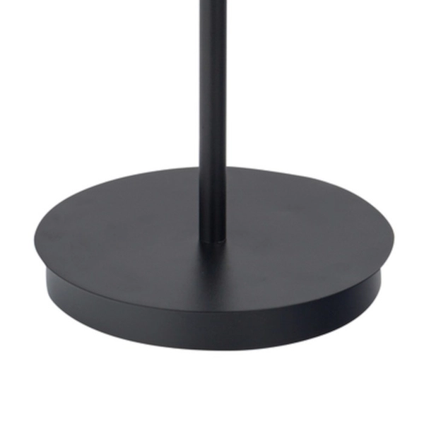 Nocna lampka SHINE 50258 Sigma szklany klosz do sypialni czarna